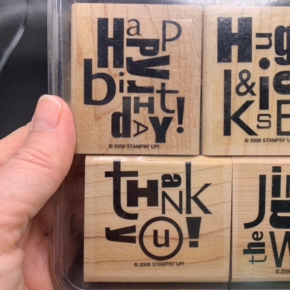 Stampin’ Up box of 4 stamps - Picture 3 of 4